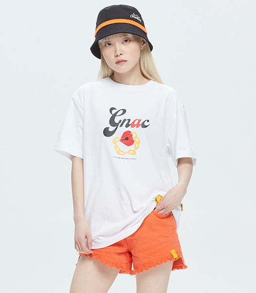 ROMANTIC CROWN(ロマンティック クラウン) UNLOCK YOUR MIND TEE_WHITE