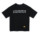 オベルー(OVERR) ESSAY. INFLUENCE BLACK T-SHIRTS