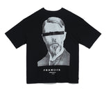 オベルー(OVERR) ESSAY. INFLUENCE BLACK T-SHIRTS