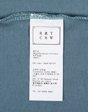 ROMANTIC CROWN(ロマンティック クラウン) GNAC FRAME LOGO TEE_LIGHT BLUE