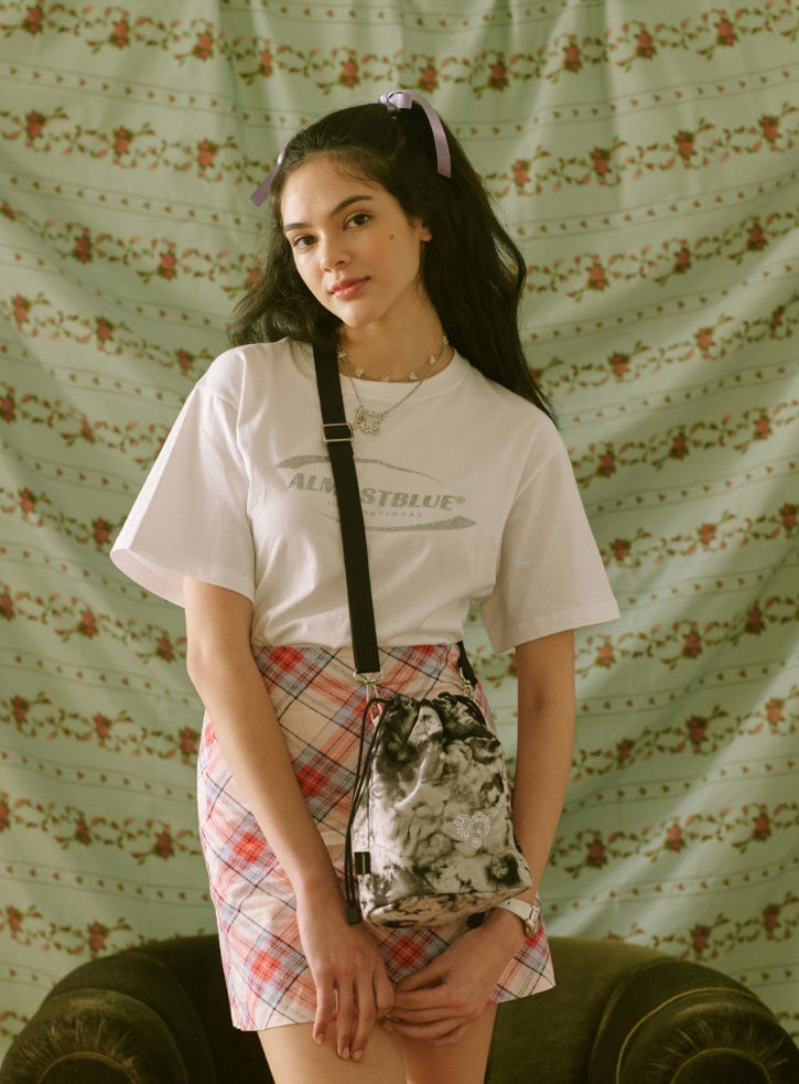 オルモストブルー(Almost Blue) TIE-DYE MINI CROSS BAG