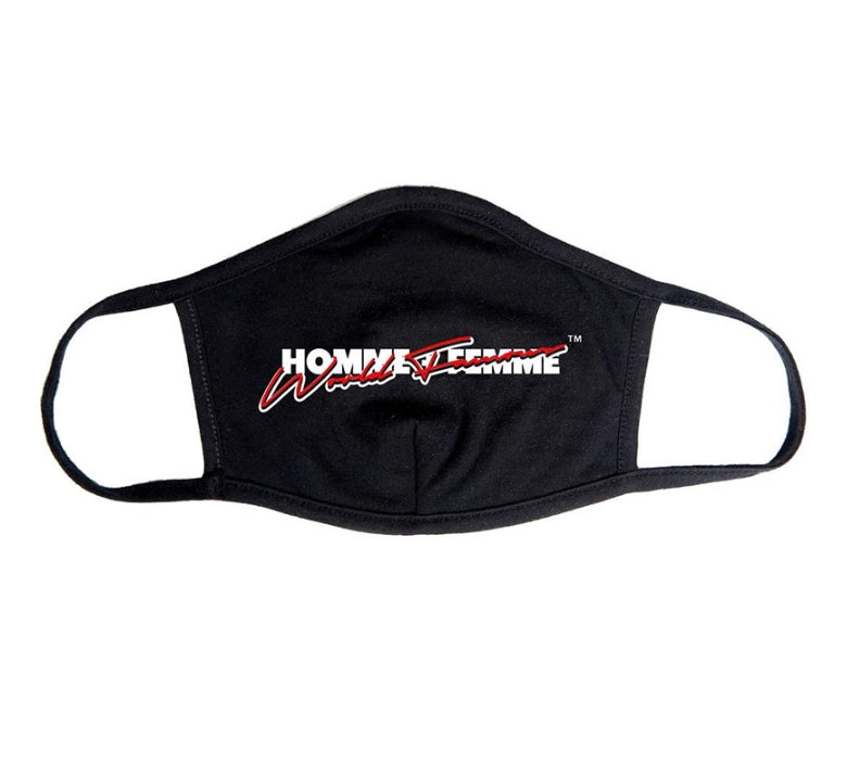 HOMME PLUS FAMME (オムファム)   WORLD FAMOUS FACE MASK BLACK