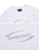 オルモストブルー(Almost Blue) GLITTER LOGO T SHIRT