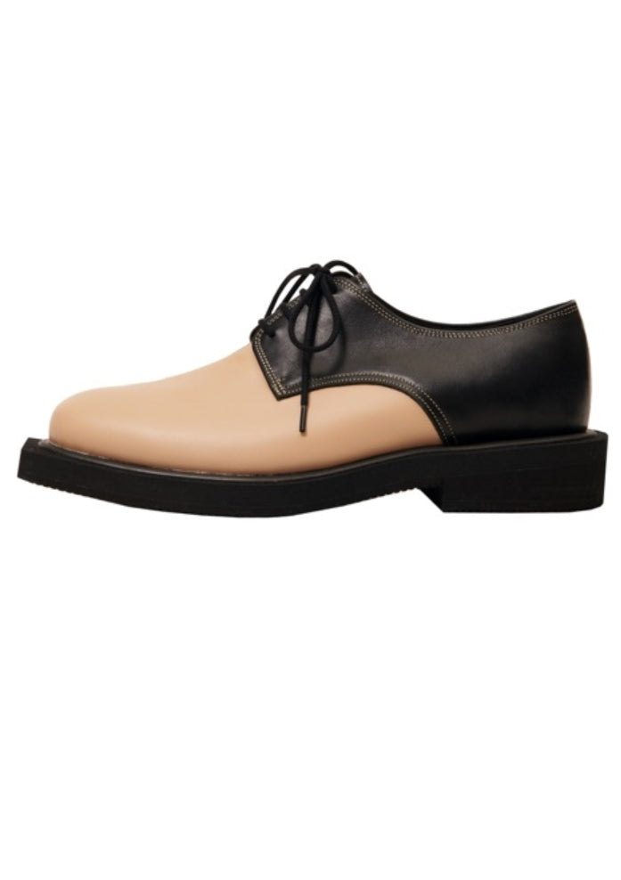 ラメルマメゾン (LA MER MA MAISON) DIAGONAL COLOR DERBY SHOES