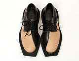 ラメルマメゾン (LA MER MA MAISON) DIAGONAL COLOR DERBY SHOES