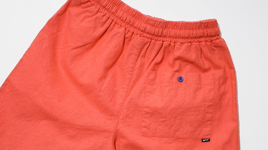 ダブルユーブイプロジェクト(WV PROJECT) Fred Banding Shorts Red Orange CJSP7394