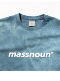 マスノウン(MASSNOUN) SL LOGO TIE-DYE OVERSIZED T-SHIRTS MSNTS009-MR