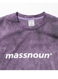マスノウン(MASSNOUN) SL LOGO TIE-DYE OVERSIZED T-SHIRTS MSNTS009-DP