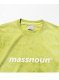 マスノウン(MASSNOUN) SL LOGO TIE-DYE OVERSIZED T-SHIRTS MSNTS009-LG
