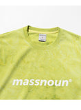 マスノウン(MASSNOUN) SL LOGO TIE-DYE OVERSIZED T-SHIRTS MSNTS009-LG