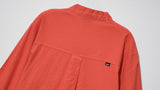 ダブルユーブイプロジェクト(WV PROJECT) Fred Henryneck Shirts Red Orange CJLS7395