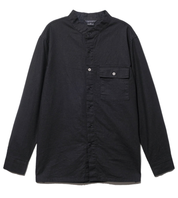 ダブルユーブイプロジェクト(WV PROJECT) Fred Henryneck Shirts Black CJLS7395