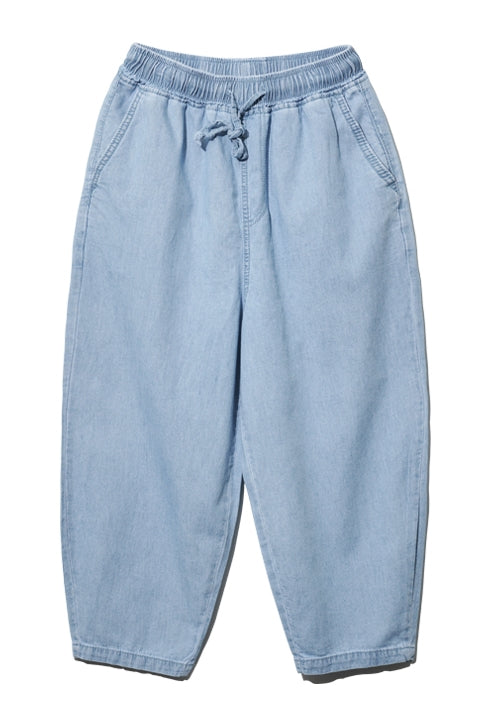 ダブルユーブイプロジェクト(WV PROJECT)  Public Bending Wide Denim Pants Light Blue CJLP7375