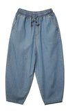 ダブルユーブイプロジェクト(WV PROJECT)  Public Bending Wide Denim Pants Vintage Blue CJLP7375