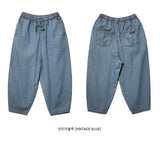 ダブルユーブイプロジェクト(WV PROJECT)  Public Bending Wide Denim Pants Vintage Blue CJLP7375