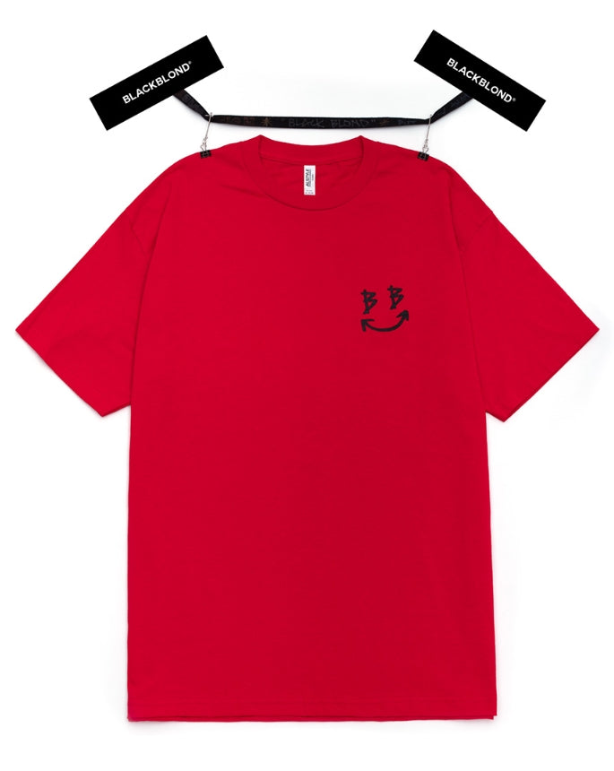 ブラックブロンド(BLACKBLOND) BBD Classic Smile Logo Short Sleeve Tee (Red)