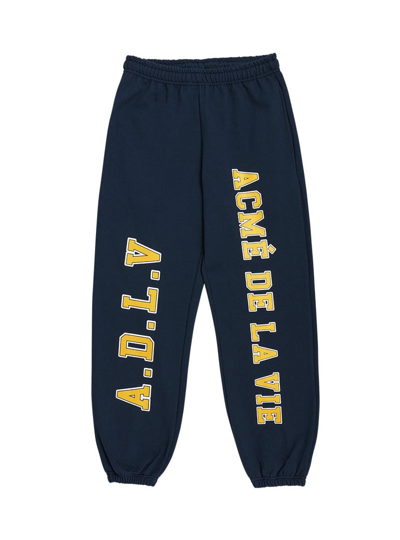 アクメドラビ(acme' de la vie)  OLD SCHOOL PANTS FOR WOMEN NAVY