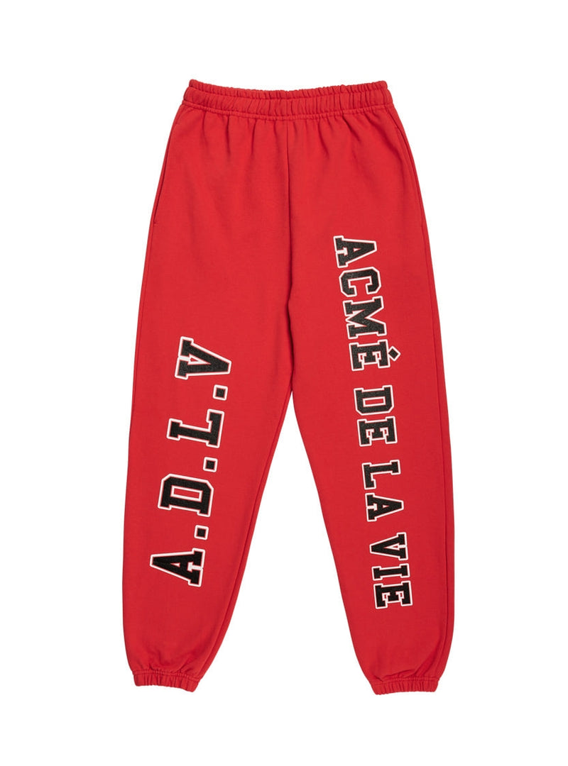 アクメドラビ(acme' de la vie) OLD SCHOOL PANTS FOR WOMEN LIGHT RED