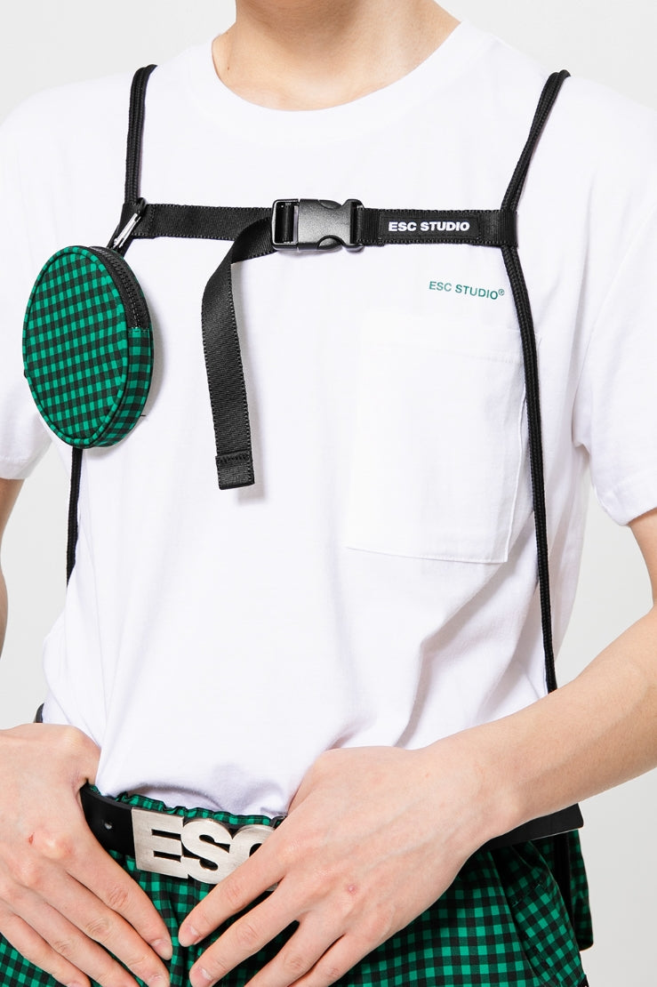 イーエスシースタジオ(ESC STUDIO)  Check pocket bag
