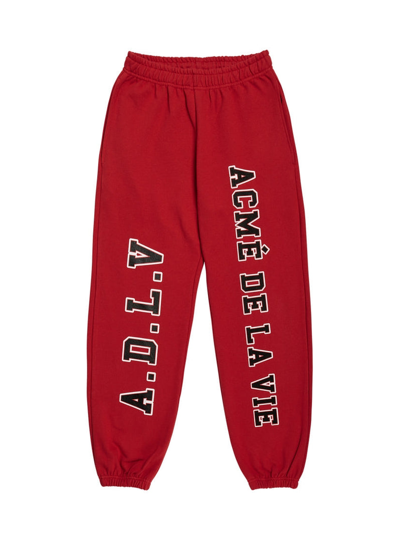 アクメドラビ(acme' de la vie) OLD SCHOOL PANTS FOR MEN DARK RED