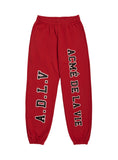 アクメドラビ(acme' de la vie) OLD SCHOOL PANTS FOR MEN DARK RED