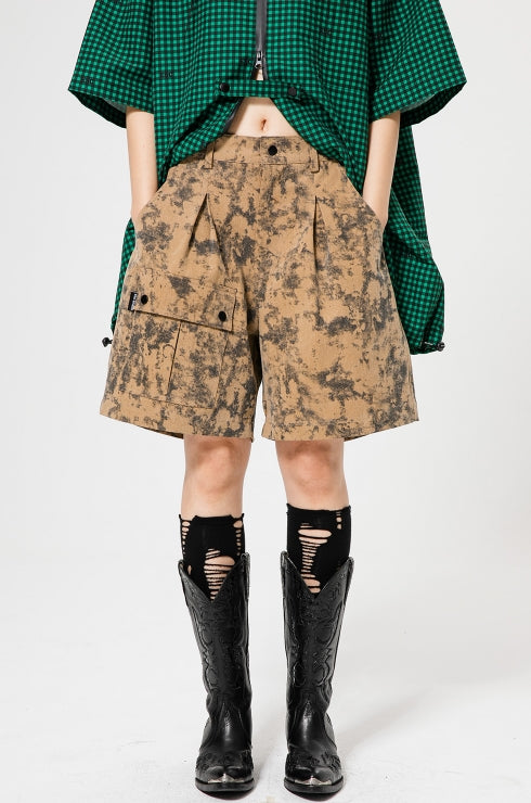 イーエスシースタジオ(ESC STUDIO) pocket shorts (Brown)