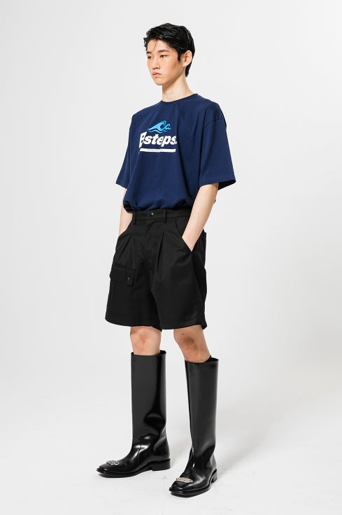 イーエスシースタジオ(ESC STUDIO) pocket shorts (Black)