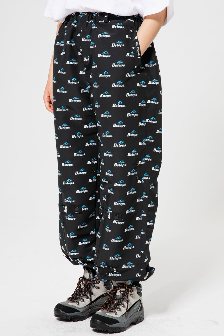 イーエスシースタジオ(ESC STUDIO)  Bsteps printing jogger pants (black)