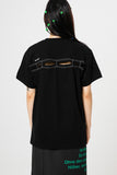 イーエスシースタジオ(ESC STUDIO)  Back slit t-shirt(black)