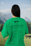 イーエスシースタジオ(ESC STUDIO)  Bsteps back printing t-shirt (green)
