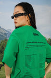 イーエスシースタジオ(ESC STUDIO)  Bsteps back printing t-shirt (green)