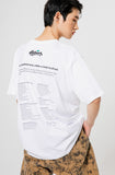 イーエスシースタジオ(ESC STUDIO)  Bsteps back printing t-shirt (white)