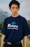 イーエスシースタジオ(ESC STUDIO)  Bsteps t-shirt (navy)