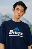 イーエスシースタジオ(ESC STUDIO)  Bsteps t-shirt (navy)