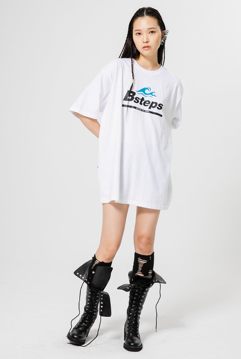 イーエスシースタジオ(ESC STUDIO)  Bsteps t-shirt (white)