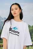イーエスシースタジオ(ESC STUDIO)  Bsteps t-shirt (white)
