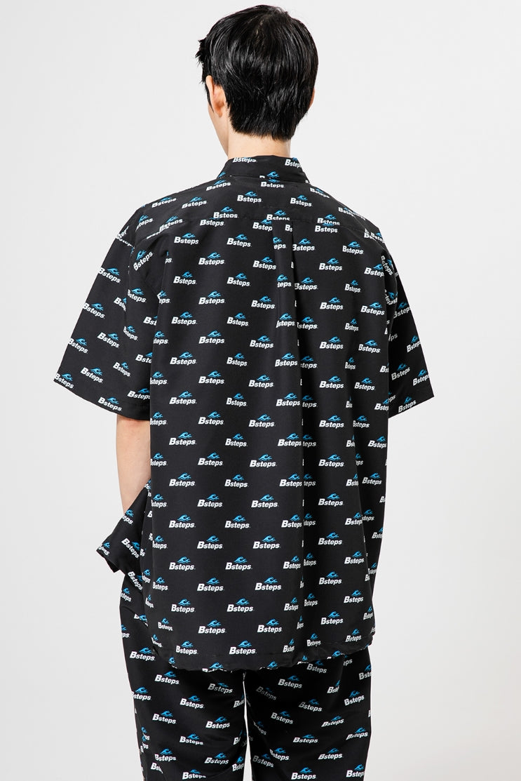 イーエスシースタジオ(ESC STUDIO)  Bsteps printing shirt (black)