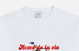 アクメドラビ(acme' de la vie) CEREALS LOGO SHORT SLEEVE T-SHIRT WHITE