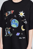 アクメドラビ(acme' de la vie) CRAYON LOGO SHORT SLEEVE T-SHIRT BLACK
