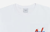 アクメドラビ(acme' de la vie) SUCCESS V LOGO SHORT SLEEVE T-SHIRT WHITE