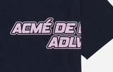アクメドラビ(acme' de la vie) OUTLINE V LOGO SHORT SLEEVE T-SHIRT NAVY