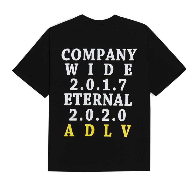 アクメドラビ(acme' de la vie)  REMAIN SHORT SLEEVE T-SHIRT BLACK