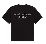 アクメドラビ(acme' de la vie)  ADLV BABY FACE SHORT SLEEVE T-SHIRT BLACK DONUTS 5