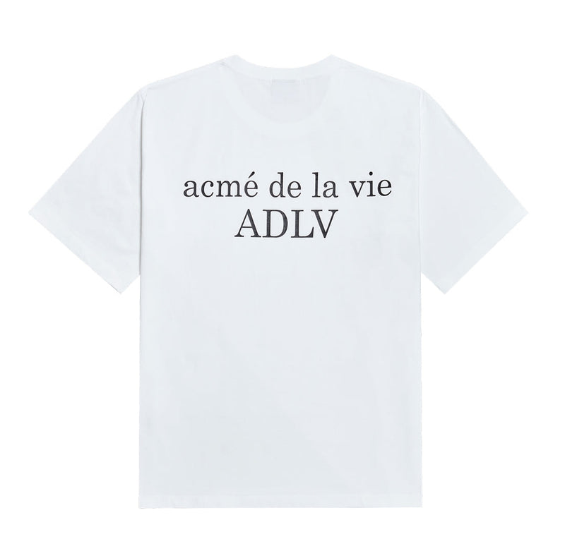 アクメドラビ(acme' de la vie)  ADLV BABY FACE SHORT SLEEVE T-SHIRT WHITE ICE CREAM