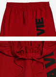 アクメドラビ(acme' de la vie) BIG LOGO EMBO PANTS FOR MEN DARK RED