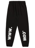 アクメドラビ(acme' de la vie) BIG LOGO EMBO PANTS FOR MEN BLACK