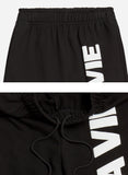 アクメドラビ(acme' de la vie) BIG LOGO EMBO PANTS FOR MEN BLACK