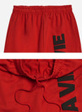 アクメドラビ(acme' de la vie) BIG LOGO EMBO PANTS FOR WOMEN LIGHT RED