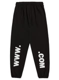 アクメドラビ(acme' de la vie) BIG LOGO EMBO PANTS FOR WOMEN BLACK