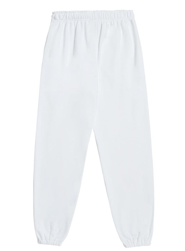 アクメドラビ(acme' de la vie) FLAME LOGO EMBO PANTS FOR WOMEN WHITE